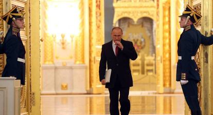 Vladimir Putin, en el Kremlin en 2016.