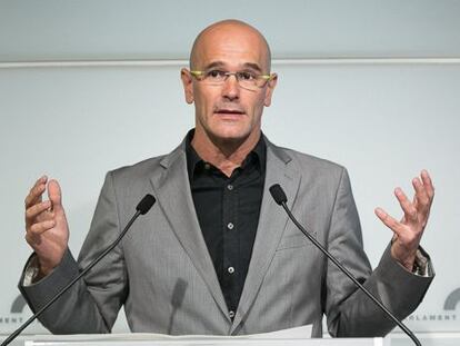 El diputado de Junts pel Sí Raul Romeva.