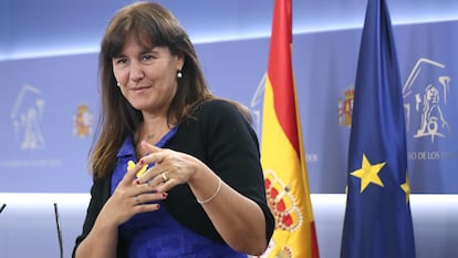 La diputada de JxCat, Laura Borràs, en el Congreso.