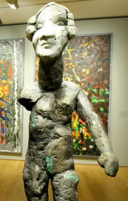 Una escultura de Markus Lüpertz.