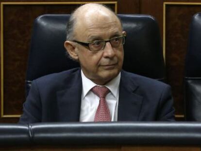 El ministre d'Hisenda i Administracions Públiques, Cristóbal Montoro.