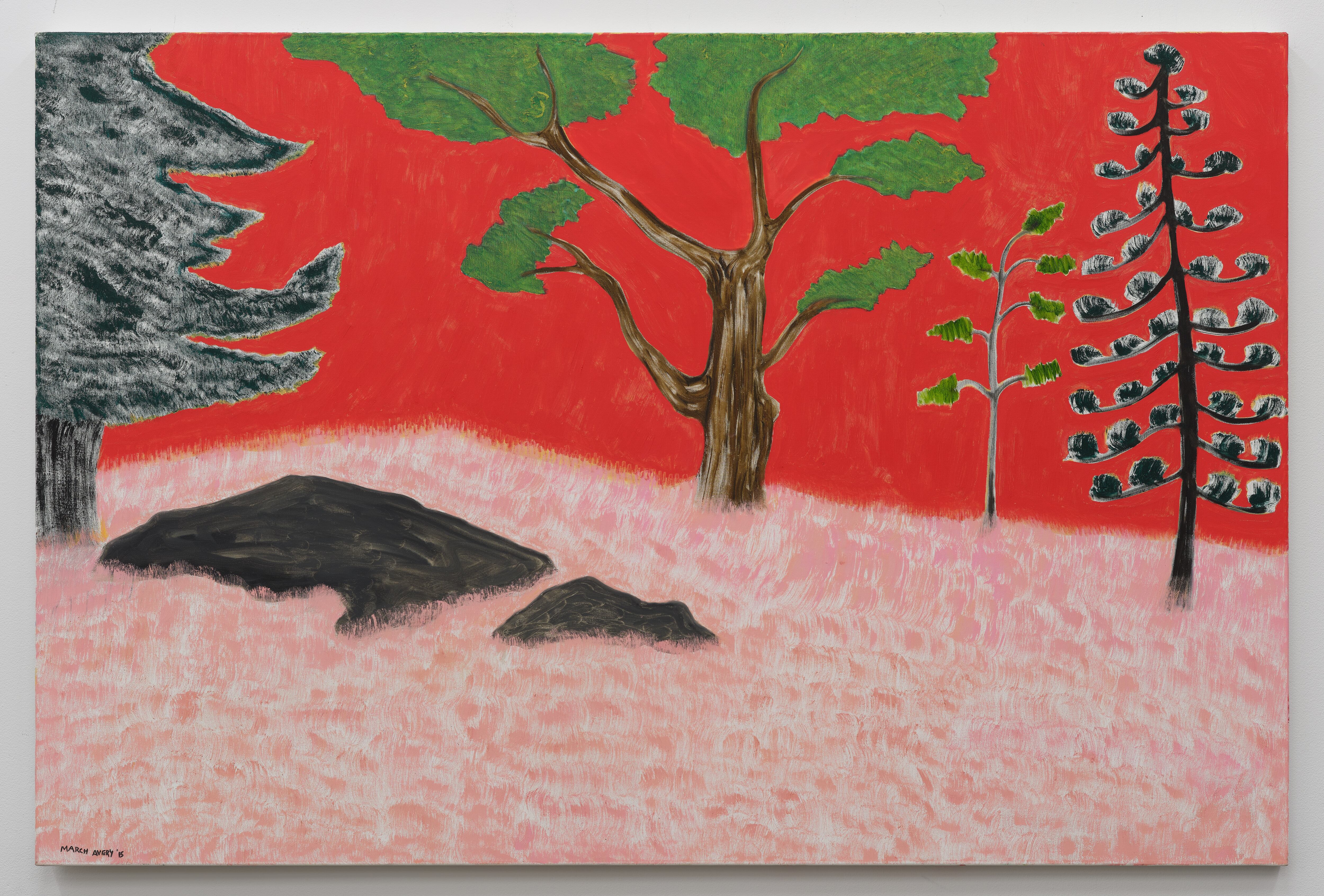 'Colina rosa', 2015, de March Avery.