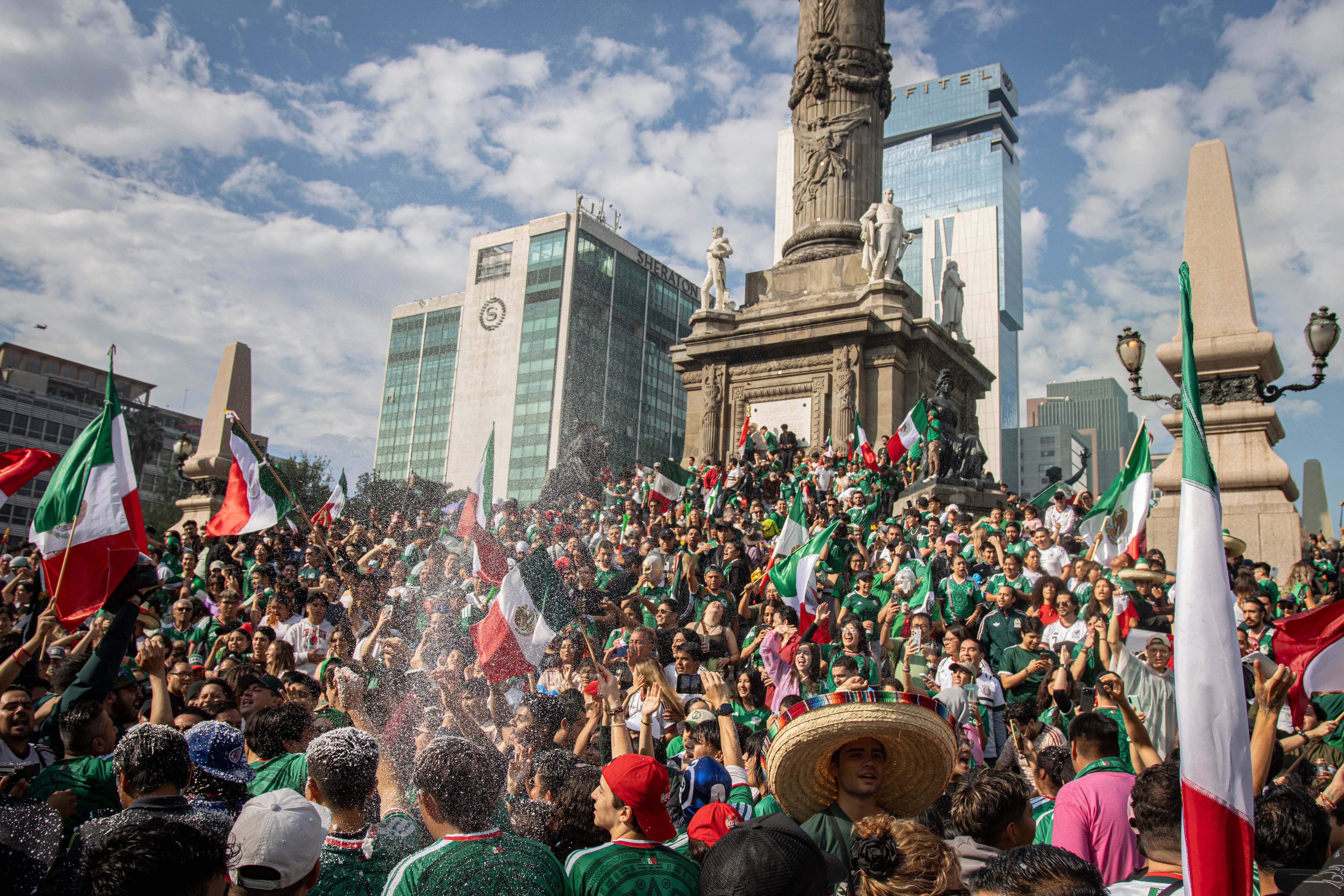 México festeja el triunfo del Tricolor, en imágenes