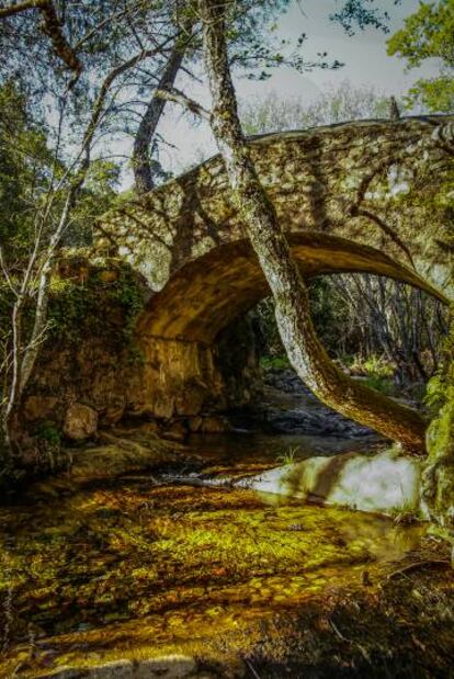 Un puente en el parque natural de Las Batuecas-Sierra de Francia (Salamanca).