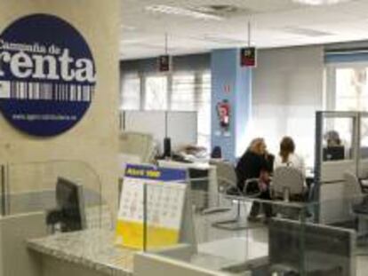 Oficina de la Agencia Tributaria en Madrid. EFE/Archivo