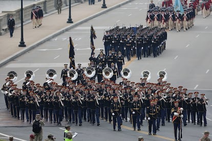El desfile coincide con el 79 cumpleaños del presidente estadounidense Donald Trump.