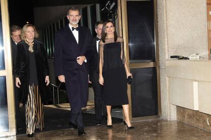 Los Reyes, a su llegada a la sede del ABC.