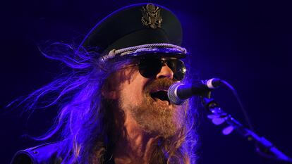 Julian Cope, en 2016 en el festival de Ramsbottom (Inglaterra).