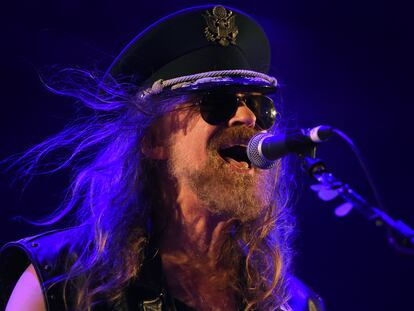 Julian Cope, en 2016 en el festival de Ramsbottom (Inglaterra).