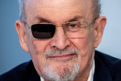Salman Rushdie, en Fráncfort en 2023.
