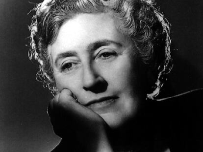 Retrato de Agatha Christie.