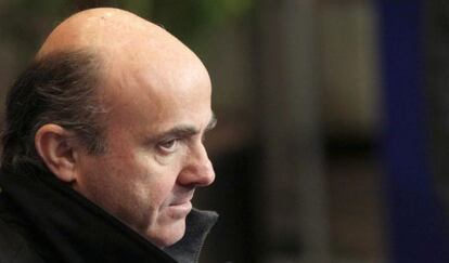 El ministro de Economía, Luis de Guindos.