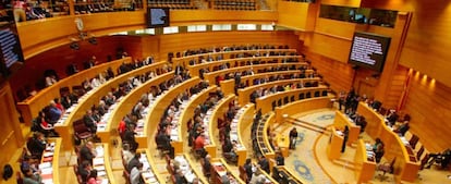 Vista general del pleno del Senado.