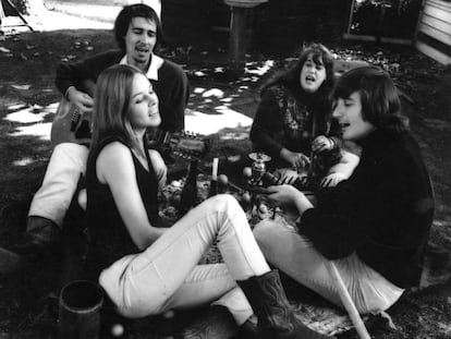 Los componentes de The Mamas and The Papas, en 1967.