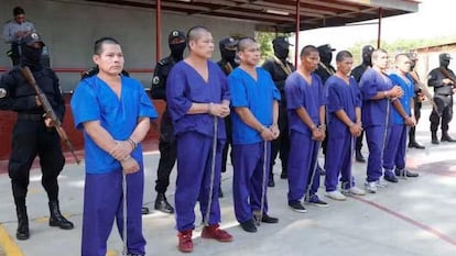 Detención de los indígenas nicaragüenses.