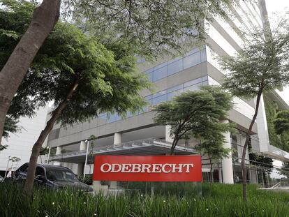 Sede de la constructora brasileña Odebrecht en Sao Paulo, Brasil, en 2018.