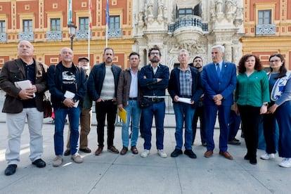 Alcaldes y empresarios de Sevilla y Cádiz