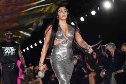 Lourdes Leon en un desfile de la Semana de la Moda de Milán en septiembre.