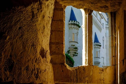 El Château de Brézé, en el valle del Loira (Francia).