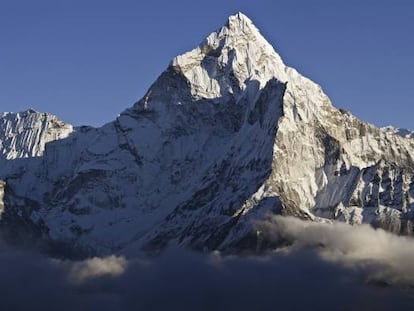 Vista del monte Everest.
