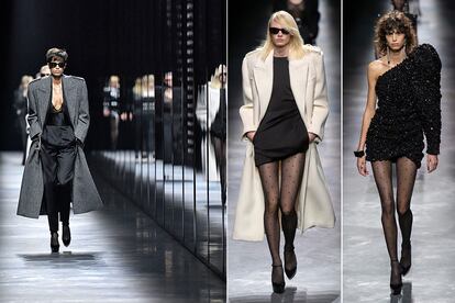 Desfile de Saint Laurent by Anthony Vaccarello.