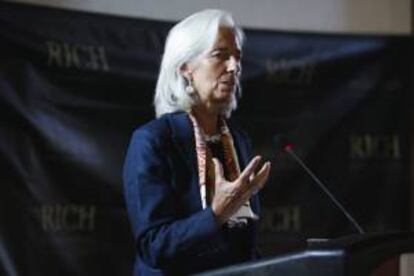 La directora gerente del Fondo Monetario Internacional (FMI), Christine Lagarde. EFE/Archivo