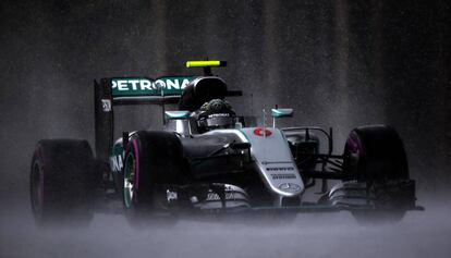 Rosberg, este viernes, durante el segundo ensayo en el Red Bull Ring.