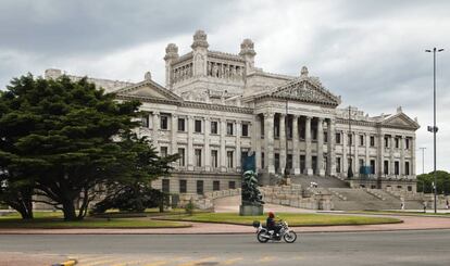 O Palácio Legislativo do Uruguai.