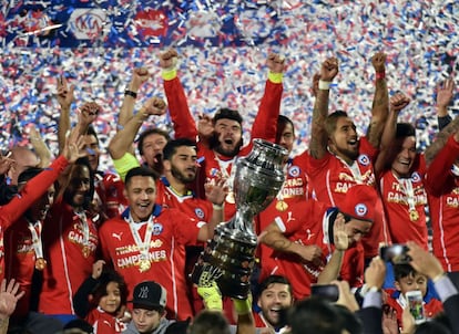 Chile, vencedor de su primera Copa América.