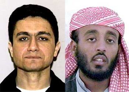 El jefe terrorista del 11-S, Mohamed Atta, y el miembro de Al Qaeda Ramzi Binalshibh.