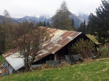 El jefe etarra, que se hacía pasar por el escritor venezolano Bruno Martí, vivía en este refugio aislado y daba grandes caminatas por el bosque.