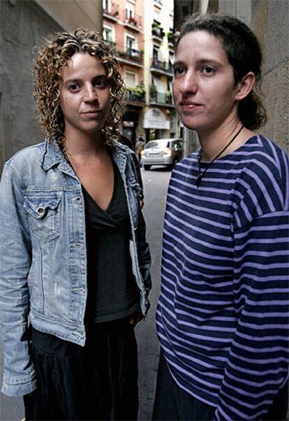 María Sostres (izquierda) y Cristina Valls, en Barcelona.