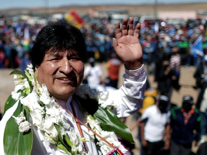 Evo Morales, expresidente de Bolivia, en noviembre pasado.