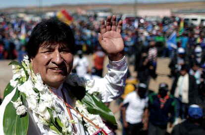 Evo Morales, expresidente de Bolivia, en noviembre pasado.