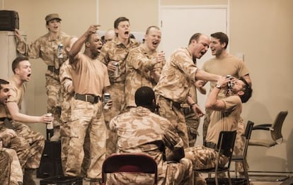 Escena de 'Othello', en el National Theatre de Londres.