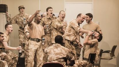 Escena de 'Othello', en el National Theatre de Londres.