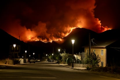 Incendio de Carballeda de Valdeorras (Ourense)