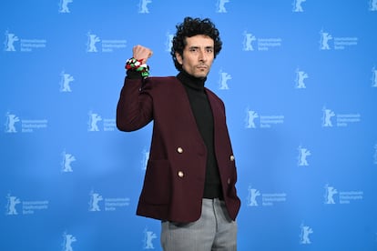 Raúl Briones durante la Berlinale en Alemania, el 16 de febrero.