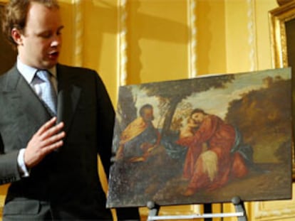 El director de Christie's explica la importancia de la obra de Tiziano recuperada en Londres.