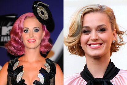 Es imposible contabilizar los cambios de look de Katy Perry a lo largo de este año. Comenzó castaña pero, poco a poco, comenzó a aclarar su melena. Parecía que iba a recuperar su rubio natural hasta que sorprendió apuntándose a la fiebre del pelo rosa. En estos últimos días ha recapacitado y se ha cortado un favorecedor bob al cual casi le ha borrado del todo los destellos rosados. ¡Bienvenido sea el cambio!