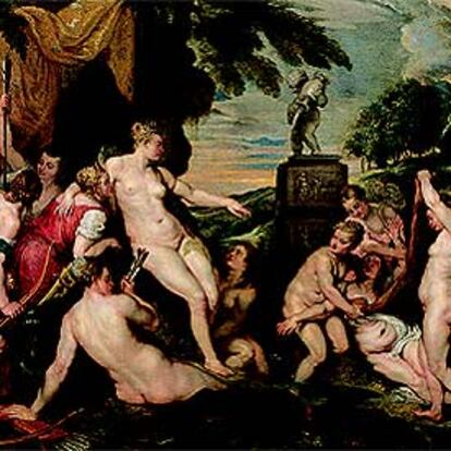 <i>Diana y Calisto (según Tiziano),</i> de Rubens (Derby Collection Merseyside).
