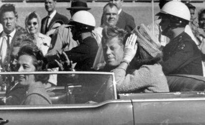 John F. Kennedy, poco antes de su asesinato, en Dallas en 1963.