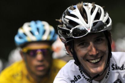 Andy Schleck junto al Contador en el pasado Tour de Francia