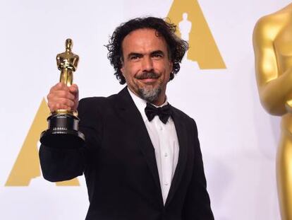 TOPSHOTS Director Alejandro Gonzalez Inarritu, ganador del Oscar AFP PHOTO / FREDERIC J. BROWN