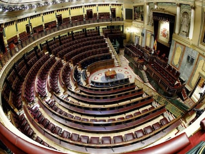 Hemiciclo del Congreso de los Diputados. 