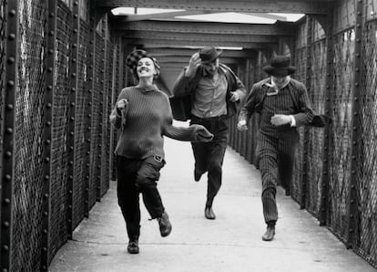 Imagen de la cinta 'Jules y Jim', 1962, protagonizada por Jeanne Moreau, Oskar Werner y Henri Serre.