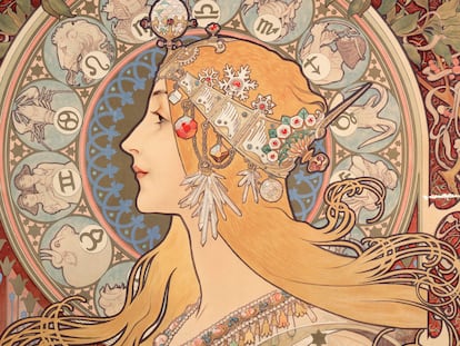 Una obra d’Alphonse Mucha.