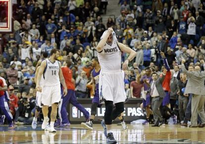 Kevin Love, de los Minnesota Timberwolves.