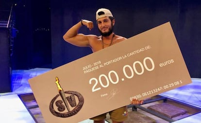 Omar Montes, ganador de 'Supervivientes 2019'.