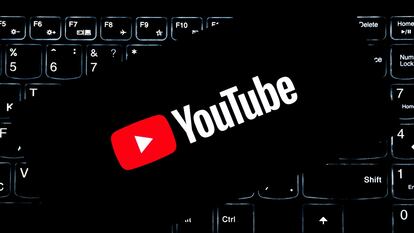 YouTube en la pantalla de un móvil